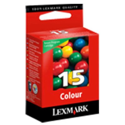 Lexmark 15 Ink Cartridge, Tri-Colour Single Pack, 18C2110E